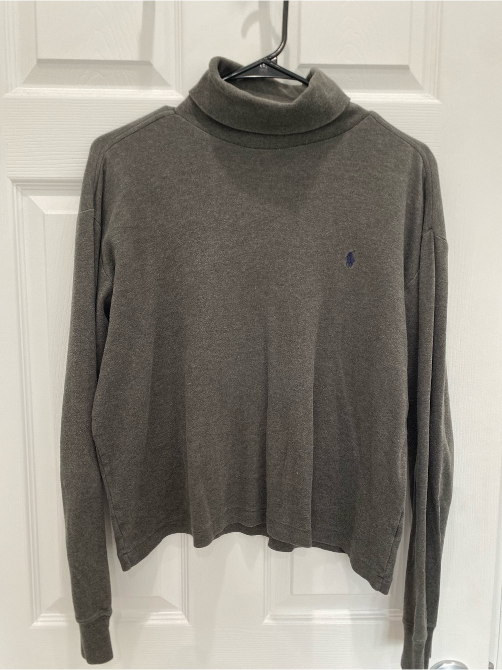 Ralph Lauren Charcoal Gray Turtleneck Pullover
